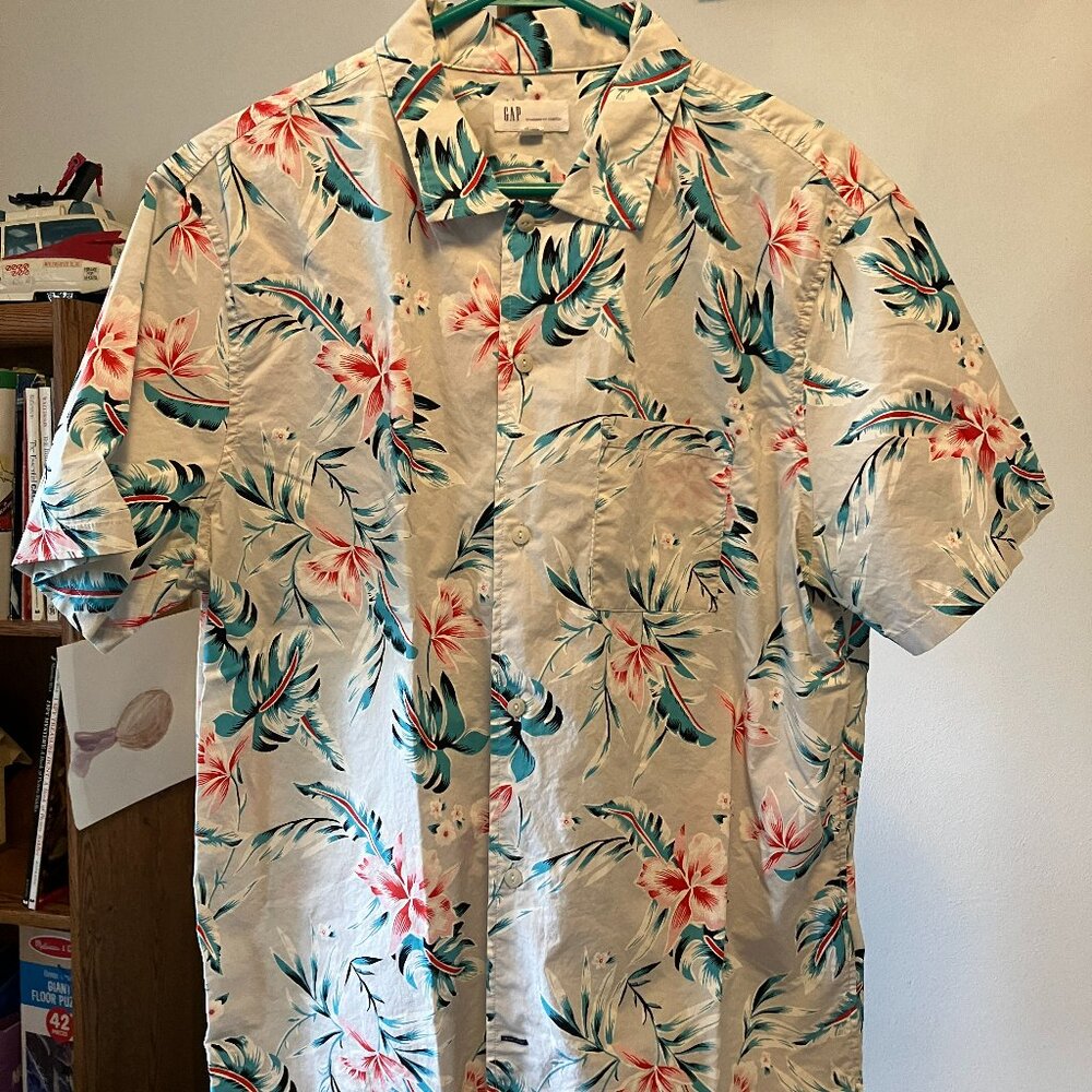 Men's Gap Tropical print Shirt